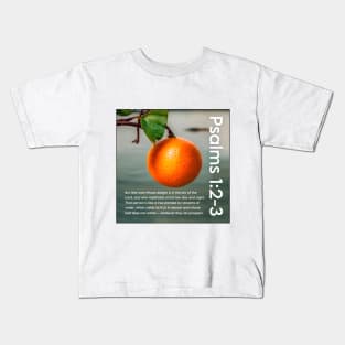 Psalms 1:2-3 Kids T-Shirt